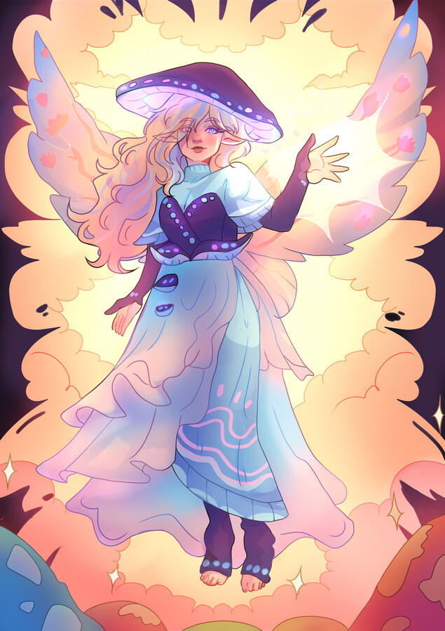 Once Aira remember who she was, the light within her shone brighter!